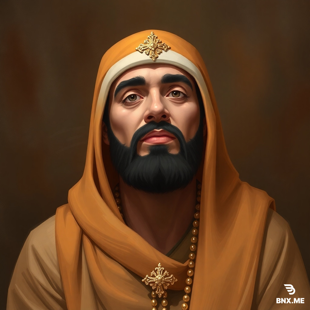یه عکس غمگین از امام حسین بساز