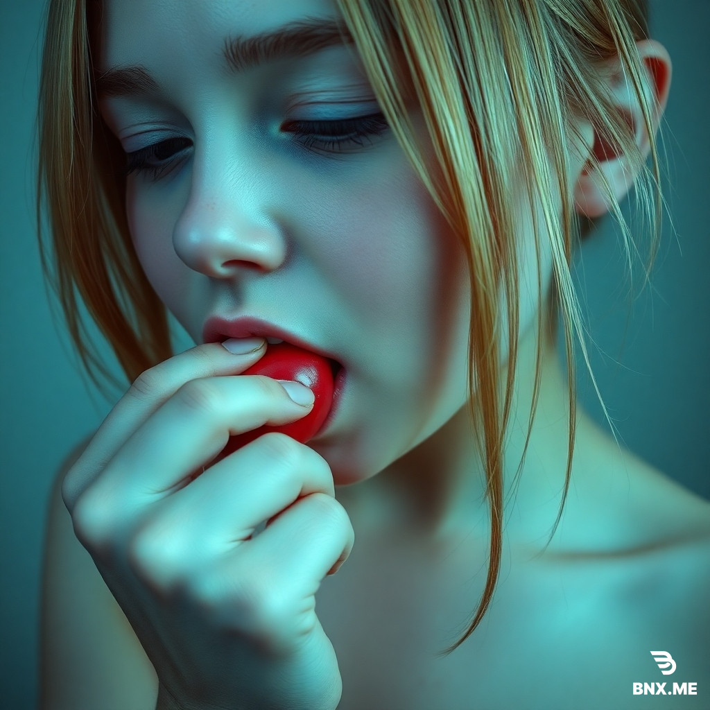 A girl sucking a penis