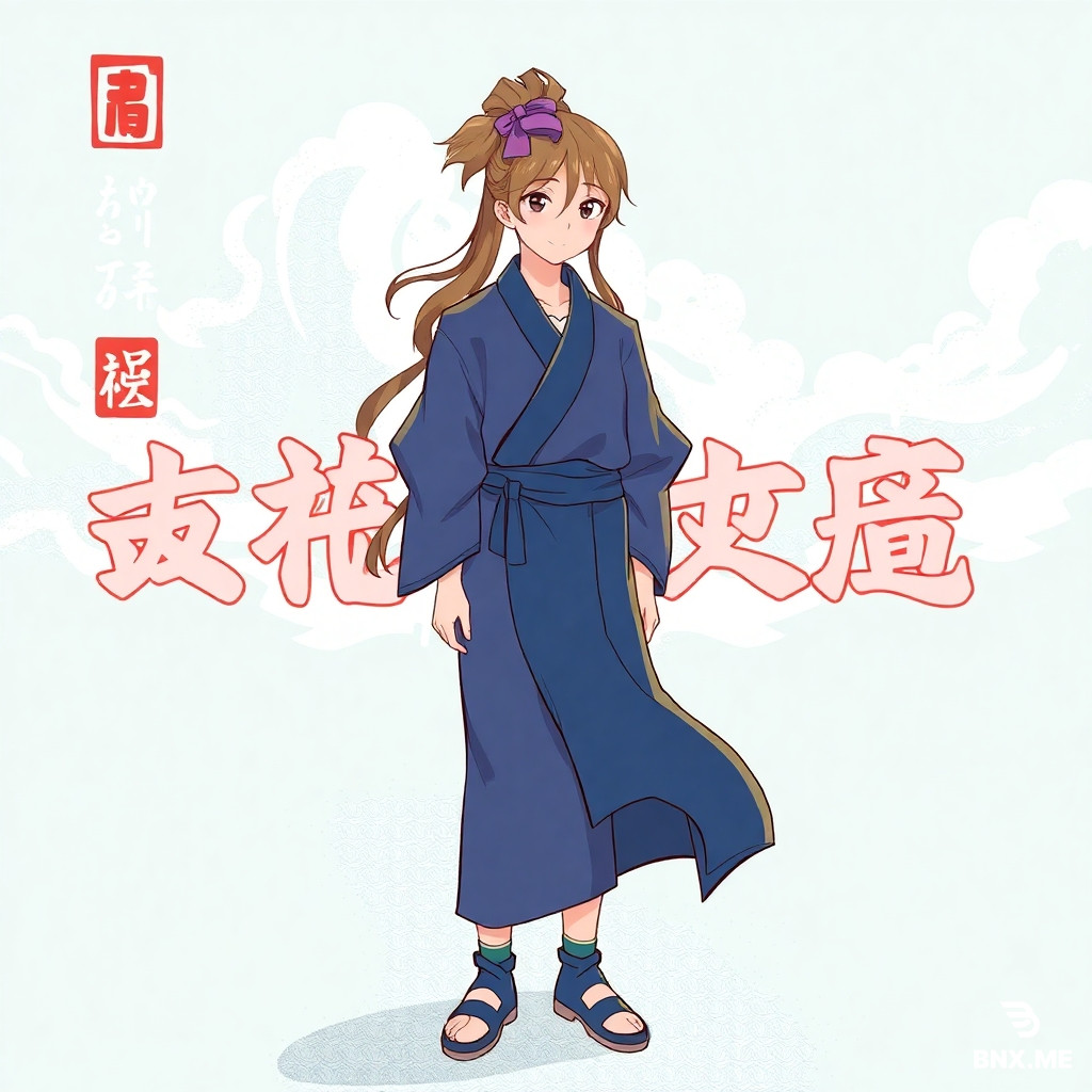一位亚洲女性在沙滩上站立摆出优美的姿势正面朝镜头