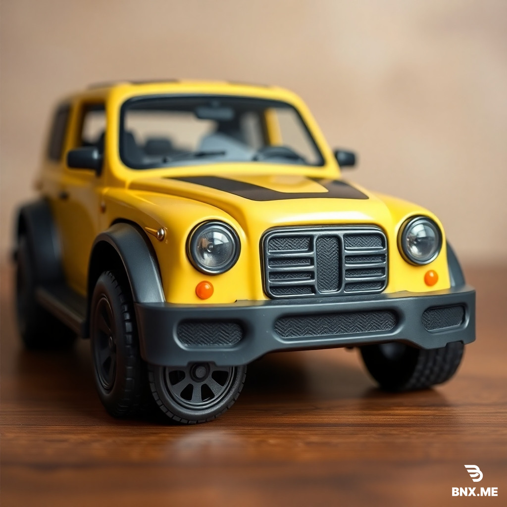 Picture of a toy car a more make able one