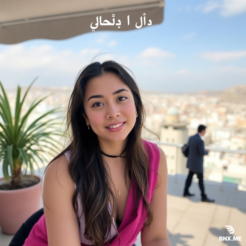 وليد لي صورة هرم ملون يشبه انستغرام