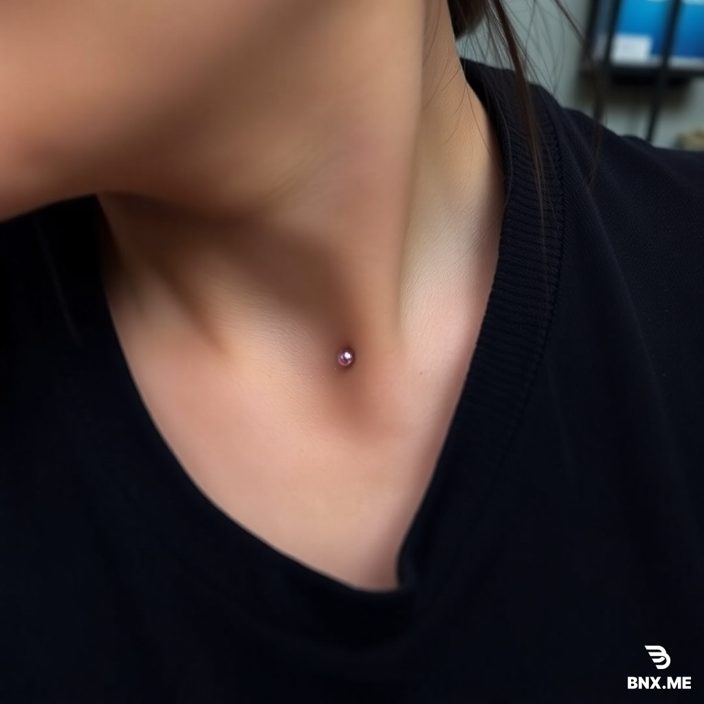 Puedes ponerle un piercing en el ombligo y senos operados de 850cc?