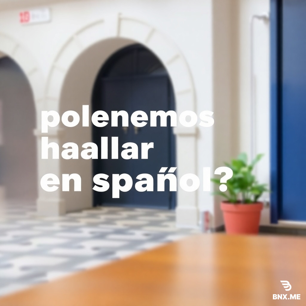 podemos hablar en español?