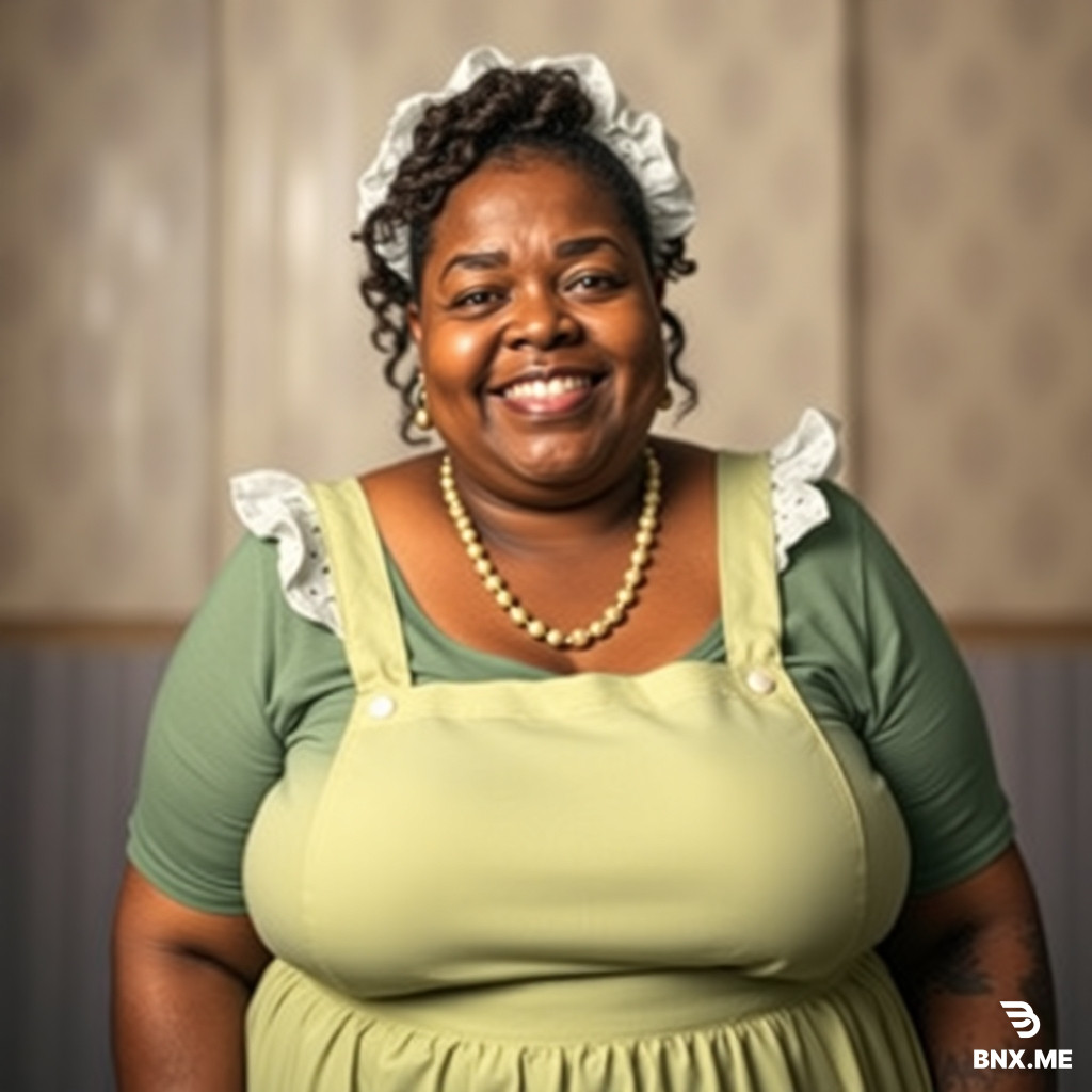 African-American obese maid
