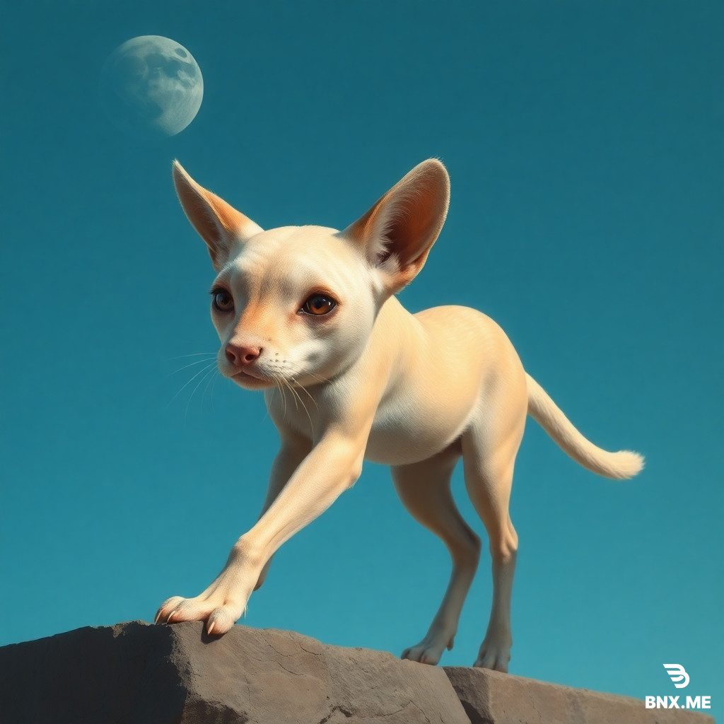 антропоморфное животное желтый лис