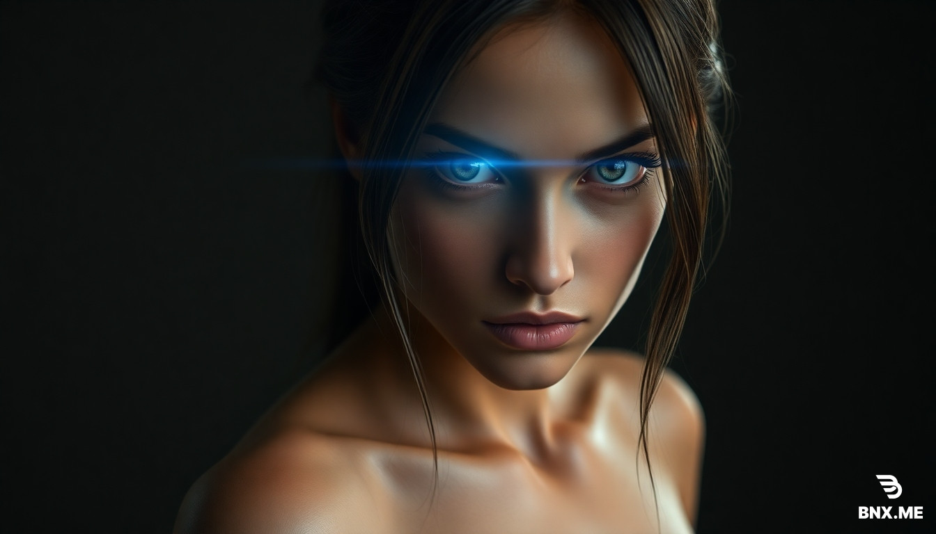 A beautiful girl starring in my eye and she is naked