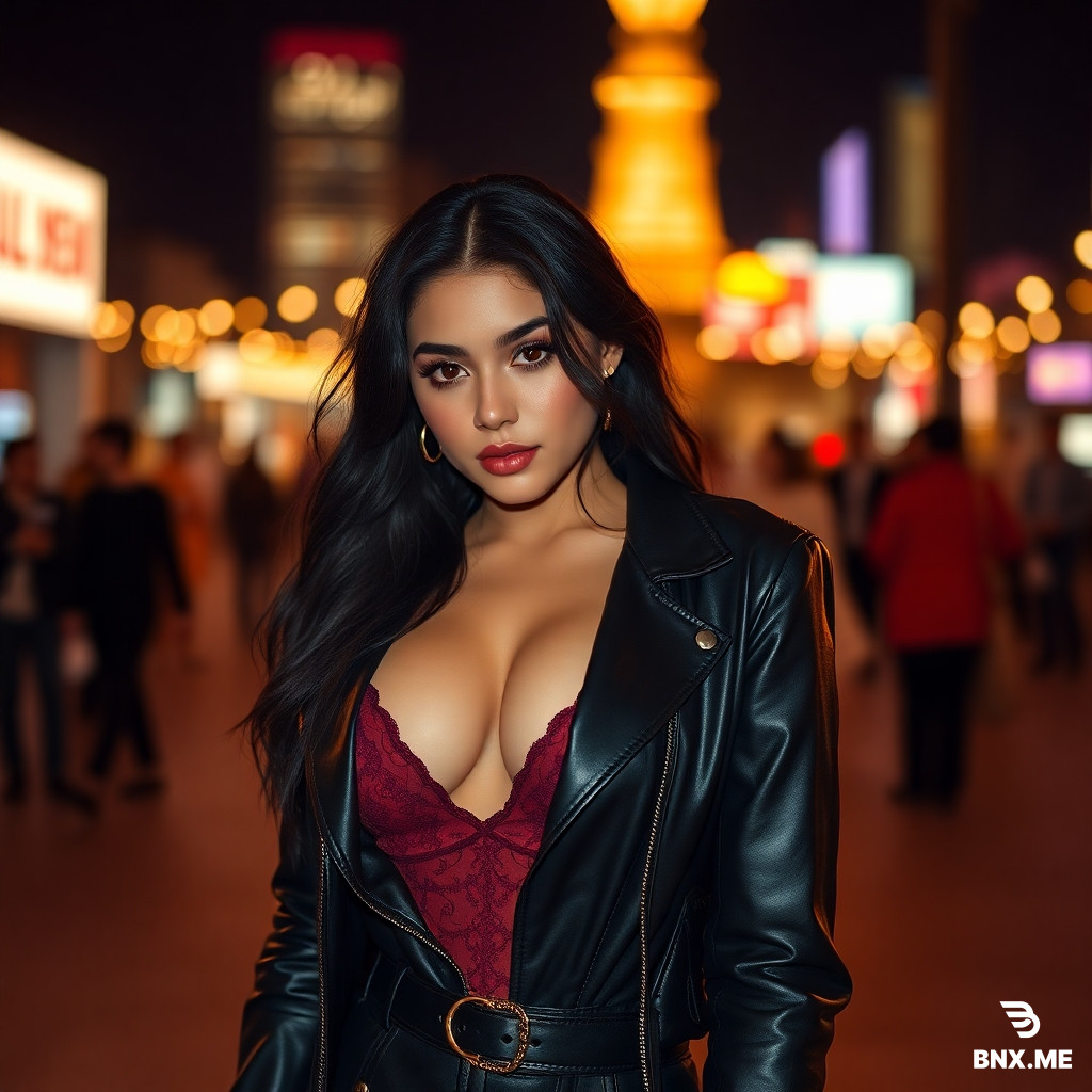 A sexy girl dressed with jk