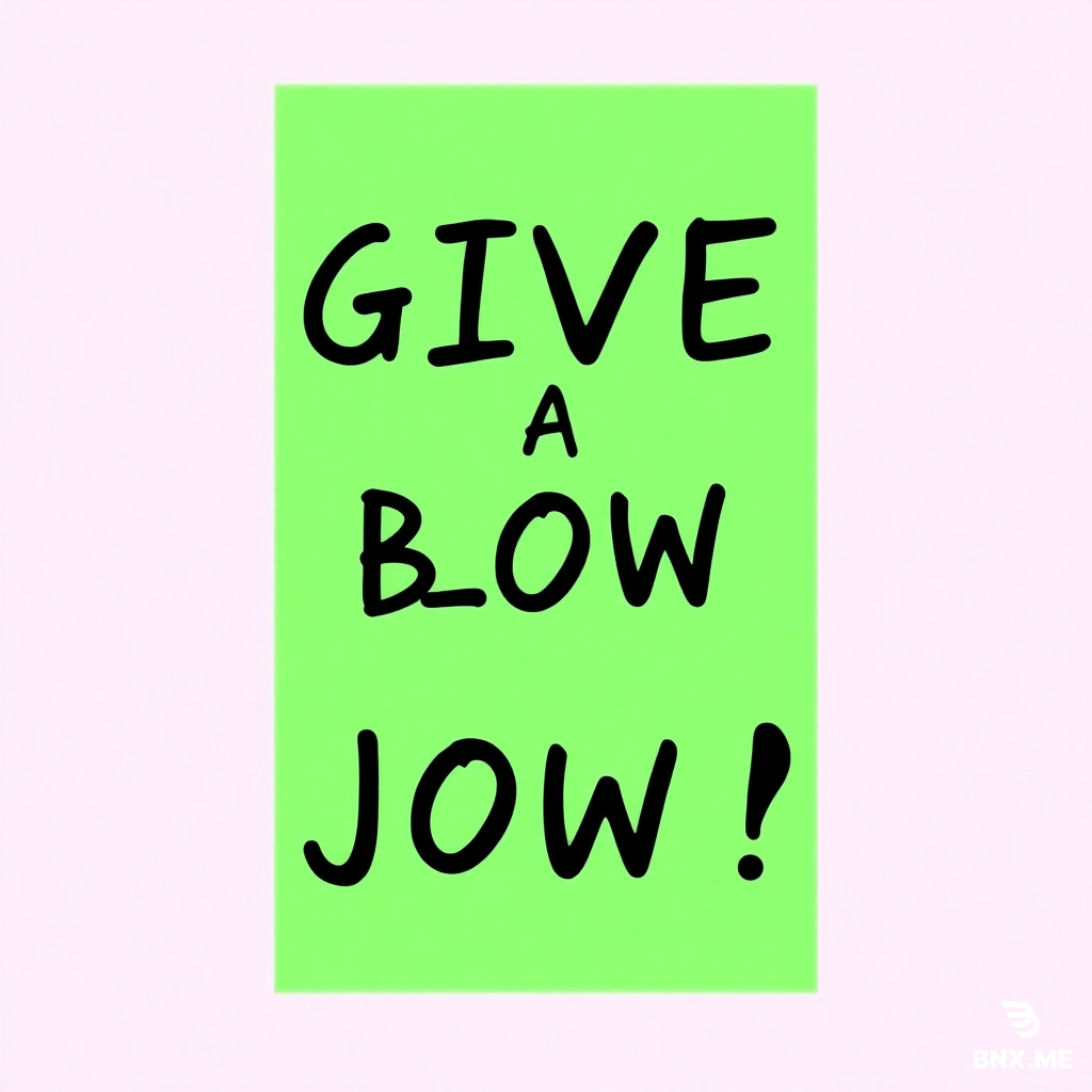 give a blowjob