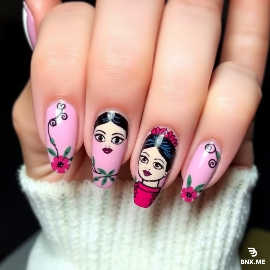 Frida nails 💅 art