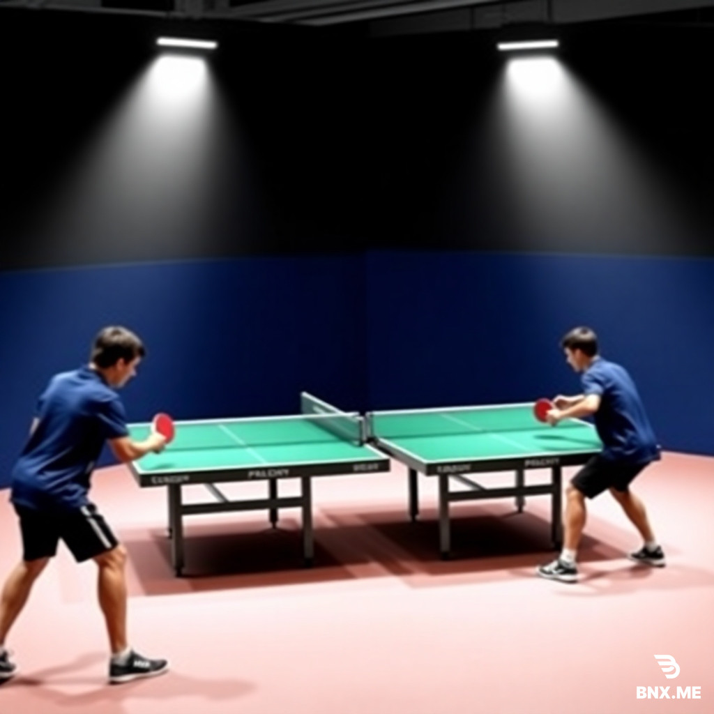 Table tennis match format, round 4 per team, total of 48 people