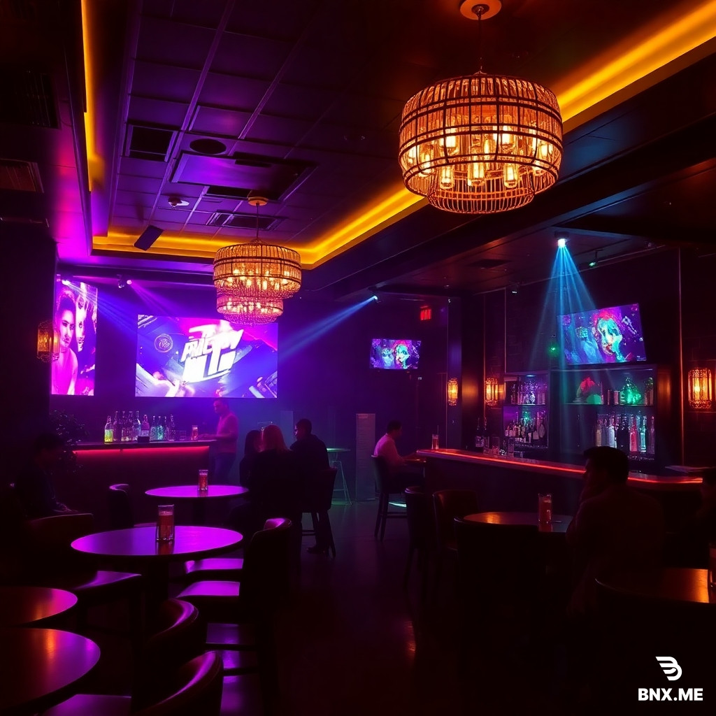 Interior of a nightclub