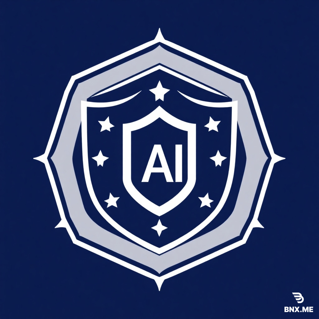 ૧. કન્સેપ્ટ: "શીલ્ડ ઓફ ટ્રસ્ટ" (The Shield of Trust) આ ડિઝાઈન સૌથી વધારે કોર્પોરેટ અને પ્રીમિયમ લુક આપે છે. એક આધુનિક ષટ્કોણ (Hexagon) આકારમાં સર્કિટ અને નેટવર્ક લાઈન્સ દ્વારા 'AI' લખવામાં આવ્યું છે. આ આકાર 'વિશ્વાસ' અને 'સુરક્ષા'નું પ્રતીક છે. 'AI INFOWARE LLP' નામ ઘાટા નીલા (Navy Blue) રંગમાં છે અને નીચે ટેગલાઈન ખૂબ જ ક્લીન અને પ્રોફેશનલ ફોન્ટમાં આપવામાં આવી છે, જે તમારી ૨૫ વર્ષની પ્રતિષ્ઠાને દર્શાવે છે.