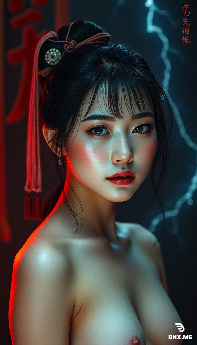 a naked Chinese beauty