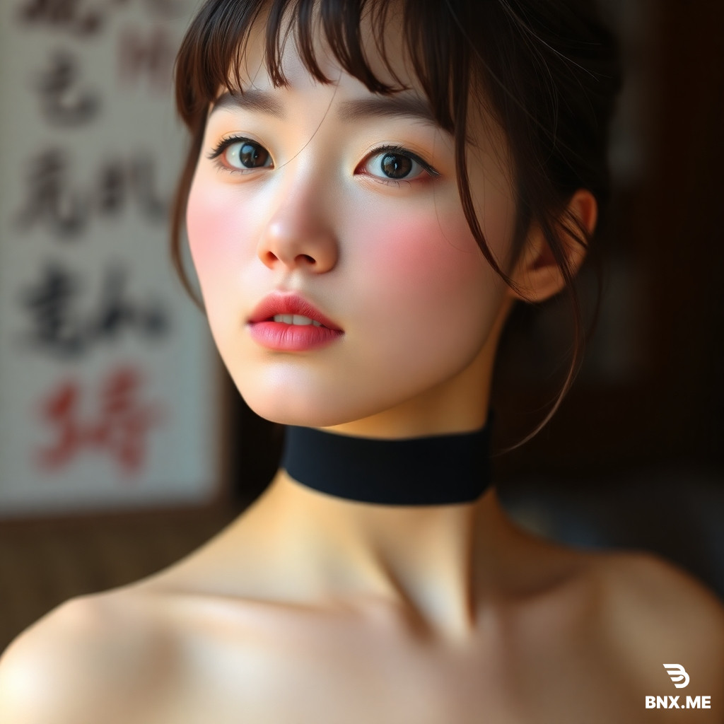 Cute Japanese woman without clothes