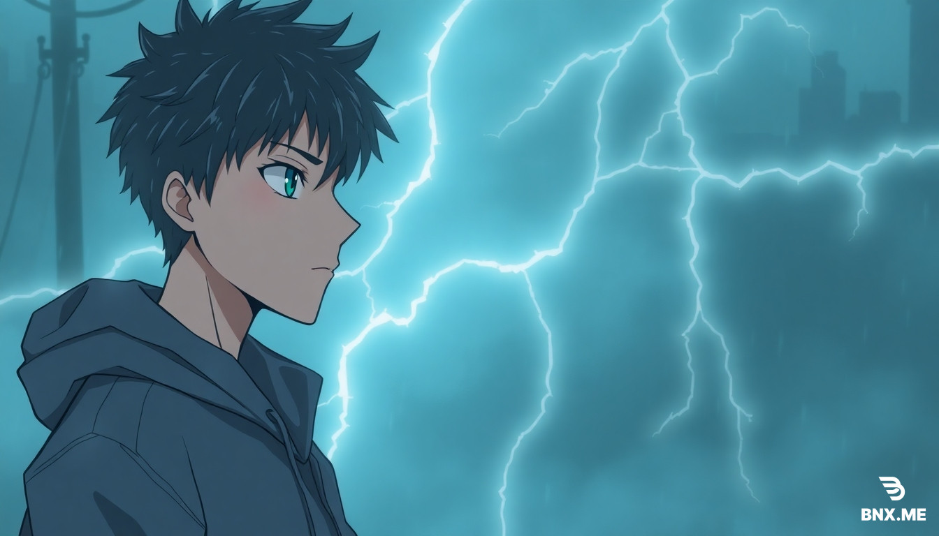 A anime boy