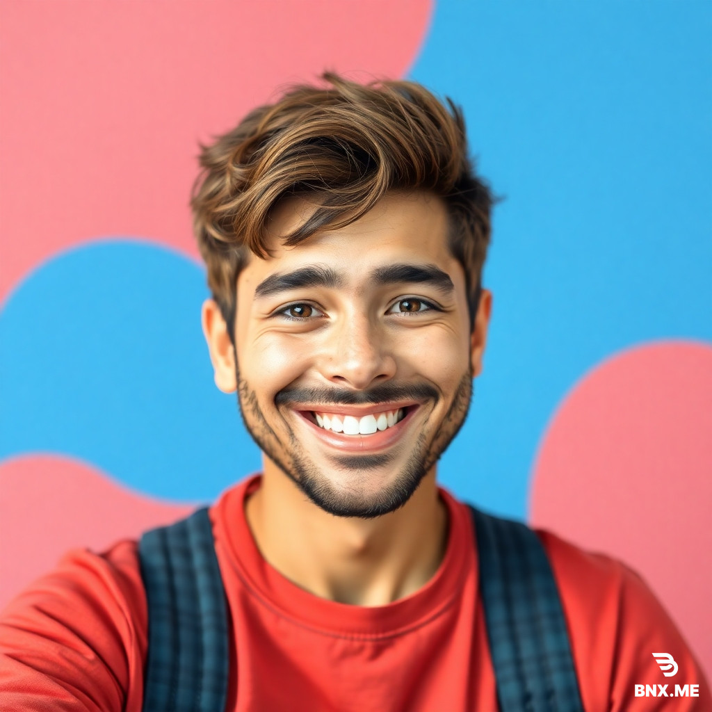 Smile face profile picture for a YouTube channel, family friendly