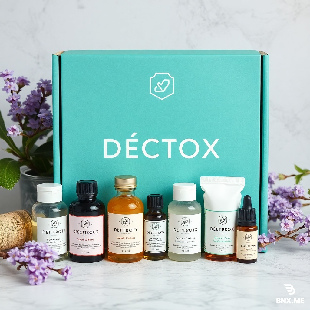 image pack of DÉTOX DIGITALE for a boutique called kit'box ou mots croisés, une huile essentielle, un minuteur de pause