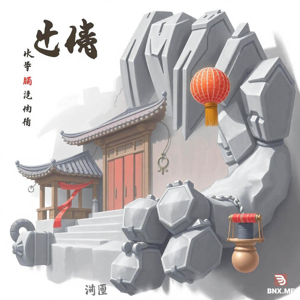 黑色内衣模特宣传图，裤子为黑色蕾丝系绳三角款，腿上搭配吊带黑色丝袜，亚洲年轻中国女性，发型为金色双马尾，在舞台中央，背面视角，白色聚光灯下，画面明亮通透，人物周围泛着光晕，双腿自然分开站立，景别为近景
