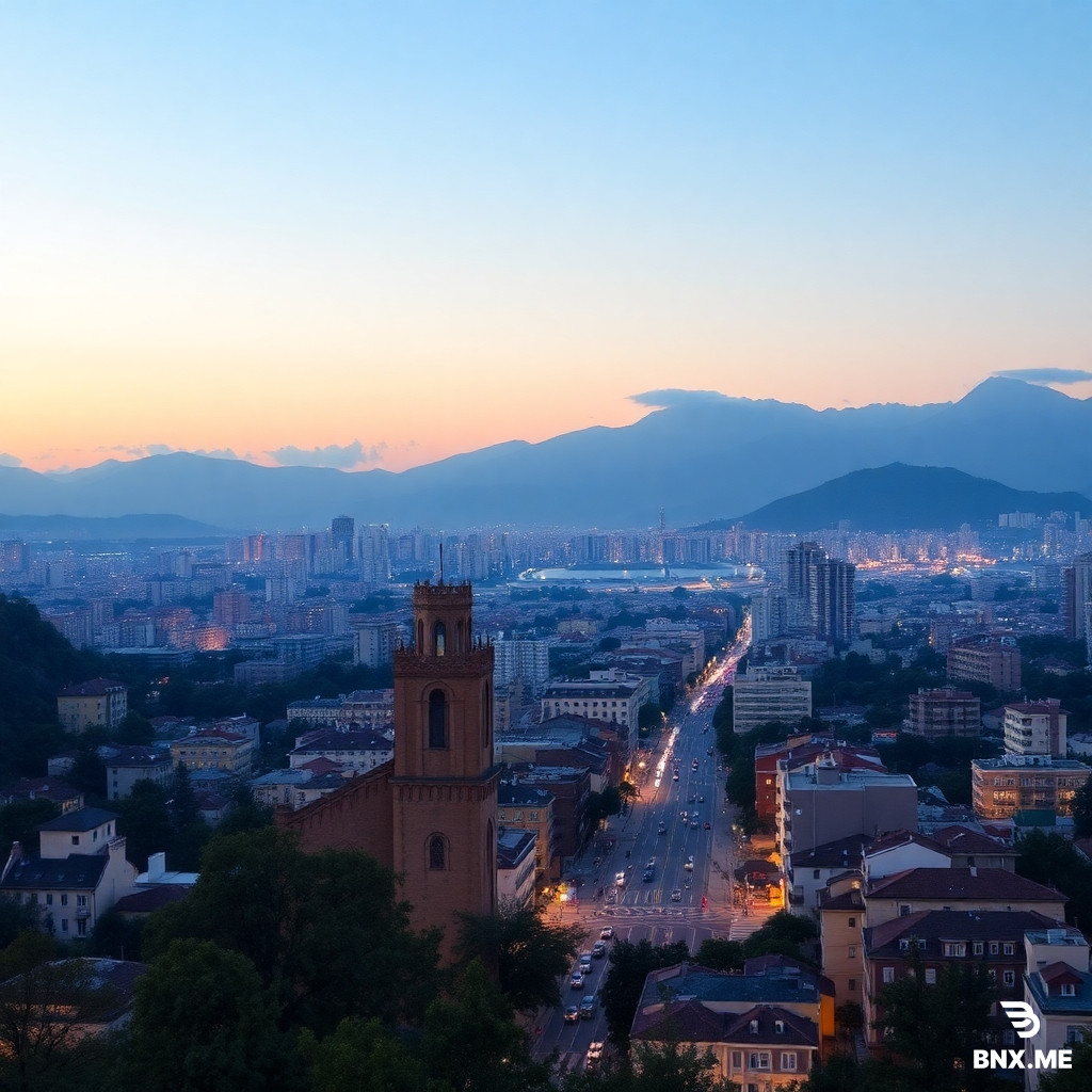 Hazme una imagen de una ciudad