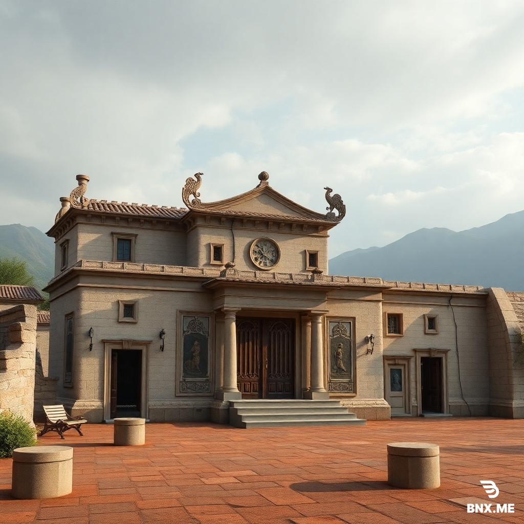 crea una crea una escena de una casa promedio de clase media  de la dinastia tang en esa epoca