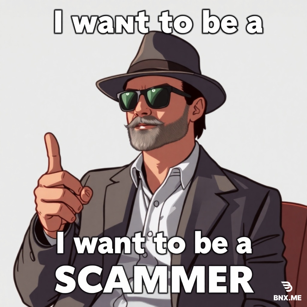 I want to be a scammer