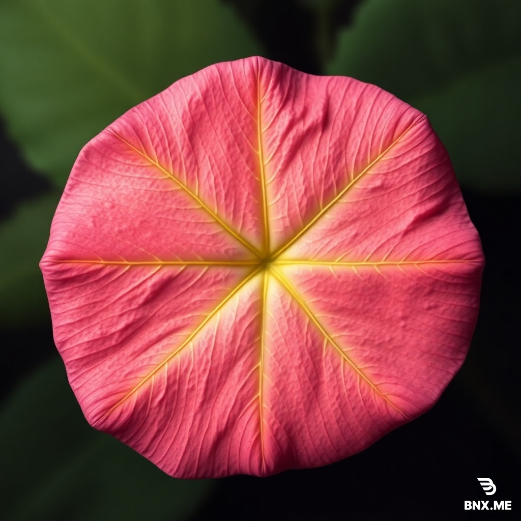 A top-down view of a single rose leaf, clearly showing the intricate vein patterns and detailed texture with clear contour outlines.