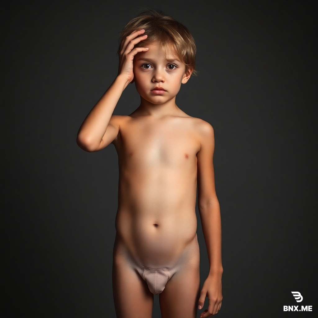 Naked 10 year old