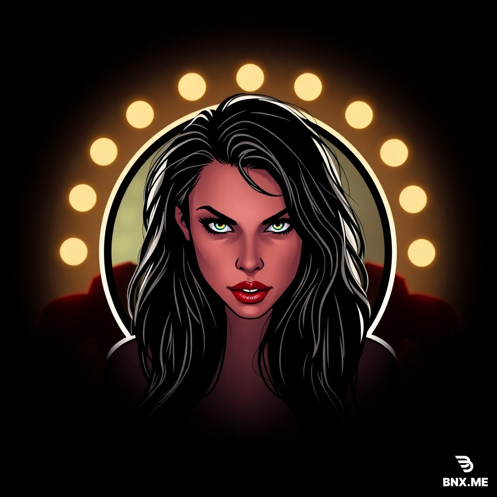 Create a logo for an amateur porno film star nicknamed Gwiazdeczka