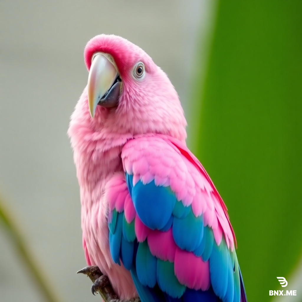 Pink macaw