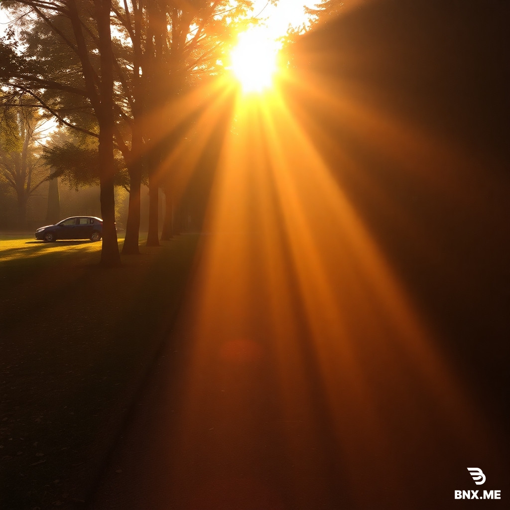 ... under soft morning sunlight, gentle shadows, warm tones