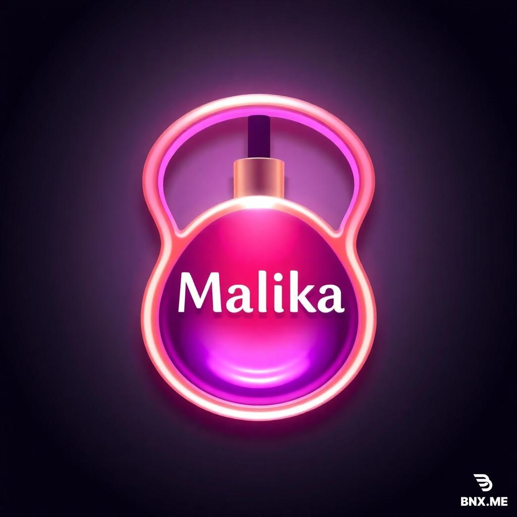 Design me a logo for a cosmetic branding called Malika.