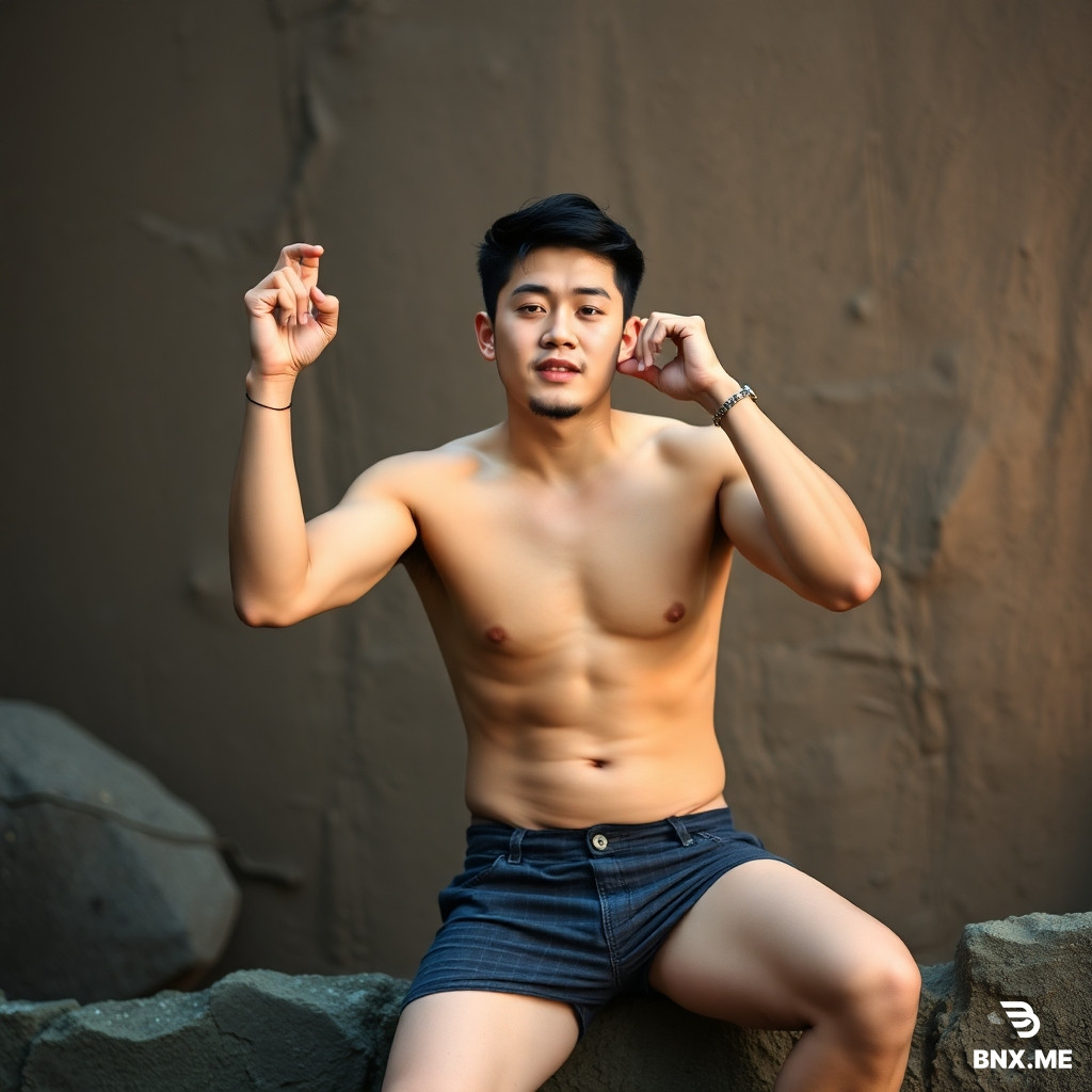 a nude man Korean men hot big dick