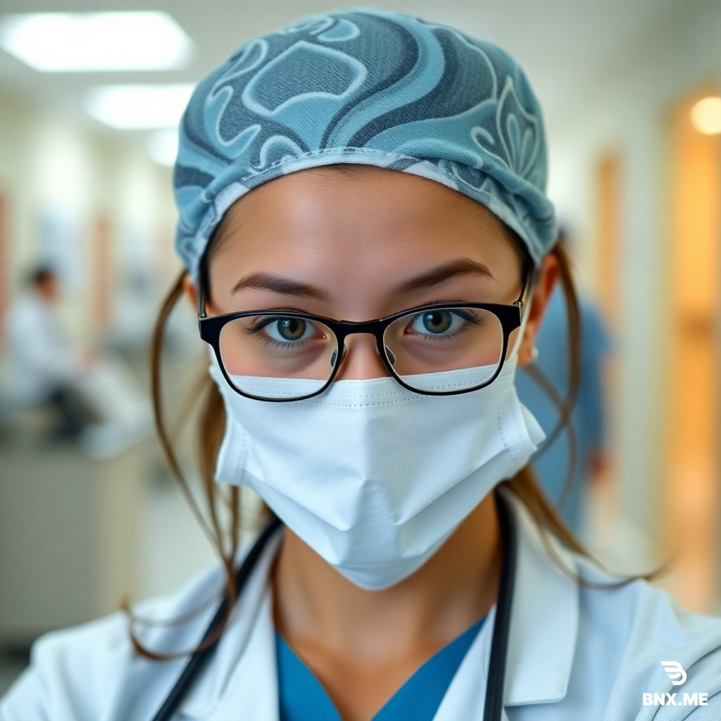 I wanna a photo of a medical student