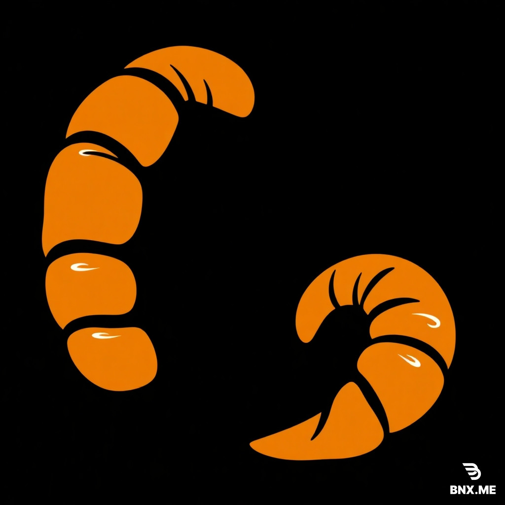 create a logo that looks like  a curled up croissant in the shape of the letter e. make sure it looks like the letter e