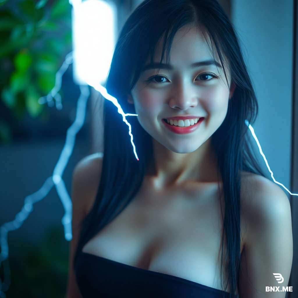 Cute Japanese woman without clothes