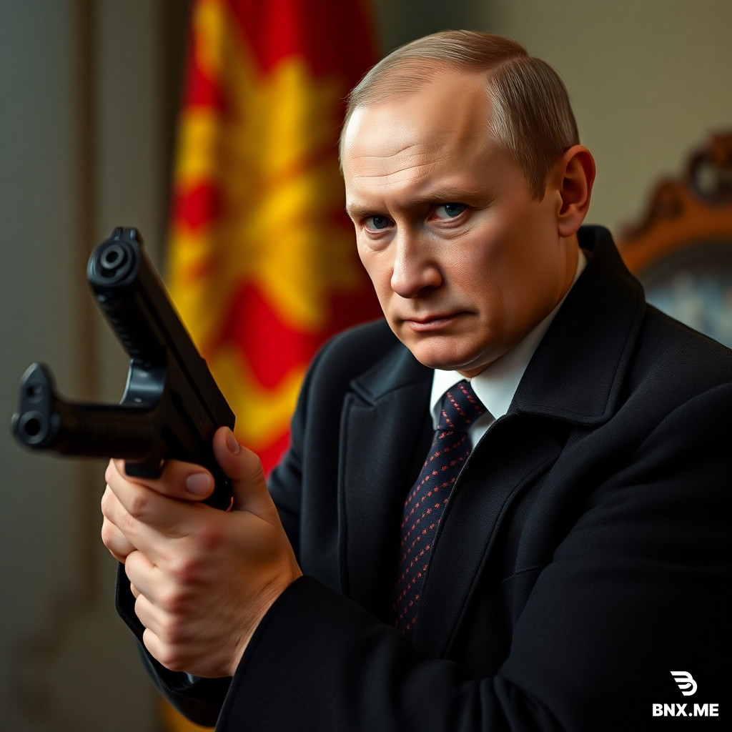 putin with gun