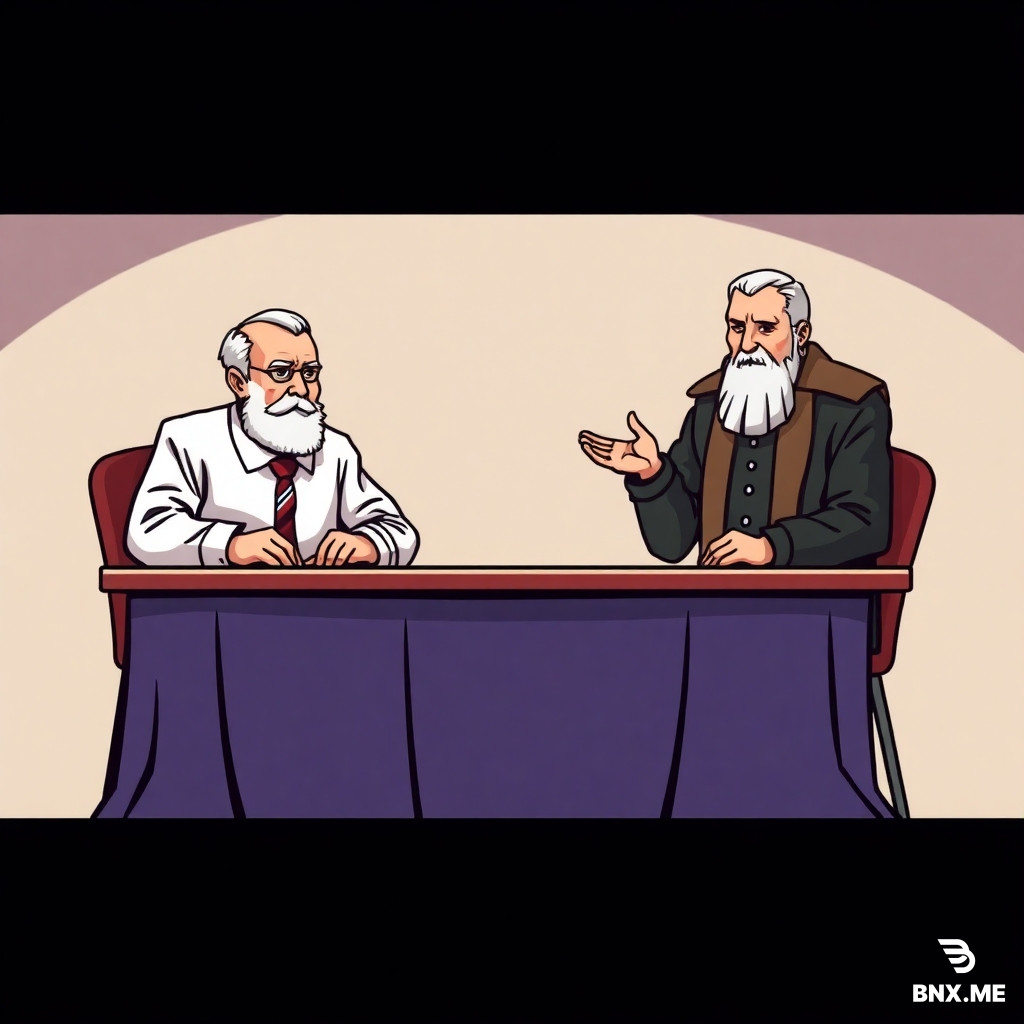 ### Стр. 1 **Описание:** Крупно — шапка договора на столе. Рядом ручка, печать. На втором плане три фигуры: Сидоров (старик), Петров (молодой), представитель Общества (человек с папкой). **Диалог:**   Сидоров: «г. Смоленск 11 ноября 2024 г.»   Петров: «КОРПОРАТИВНЫЙ ДОГОВОР».