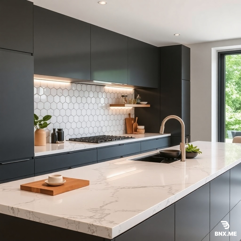 a kitchen worktop from quartz city honeycomb