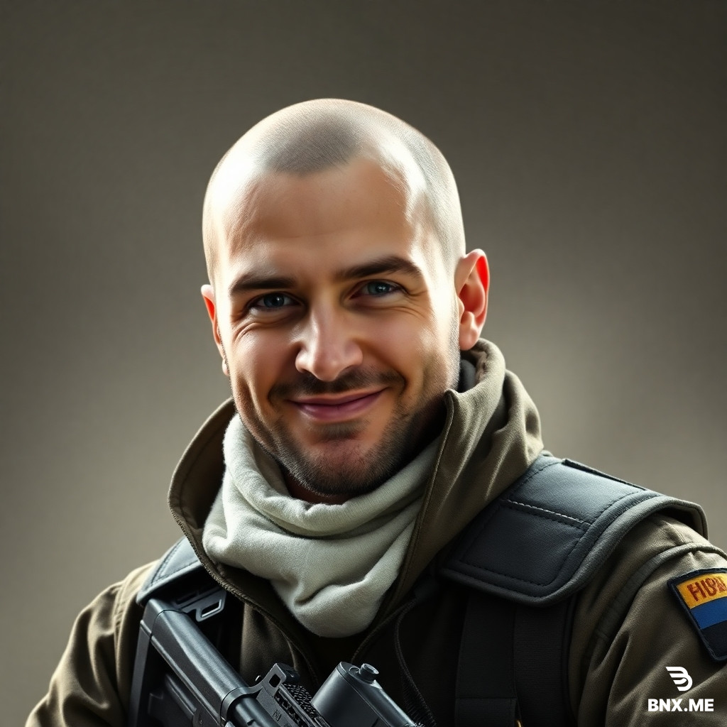 Нарисуй фотореалистичную аватарку для игры в стиле Counter-Strike 2. В центре кадра — Владислав Даванков, российский политик из партии «Новые люди». ОН ДОЛЖЕН БЫТЬ: в строгом тёмно-синем деловом костюме, белой рубашке и тёмно-синем галстуке, застегнутом на все пуговицы и аккуратно завязанном. У него лёгкая, искренняя улыбка, он уверенно и доброжелательно смотрит прямо в камеру. Он стоит на земле, на лесной поляне (не парит в воздухе). Задний план — красивый сосновый лес, освещённый лучами раннего утреннего солнца (восход). Свет тёплый, золотистый. Небо чистое, светло. На траве роса, ощущение тёплого летнего утра. В нижней части изображения — прямоугольная вставка с текстом. Фон вставки: яркий бирюзовый цвет, похожий на свежую краску, нанесённую широкими мазками кисти. Текст внутри вставки: крупные белые жирные буквы без засечек (шрифт как Montserrat) с надписью: «За Даванкова — За Свободу!». Буквы должны быть чёткими, без искажений, расположенными в одну или две строки. Всё изображение — максимальная детализация, кинематографичный свет, реалистичный портрет. НЕ РИСУЙ: грустное выражение лица, узоры или вышивки на рубашке, развязанный галстук, небрежность, парение в воздухе, тёмное или пасмурное небо.
