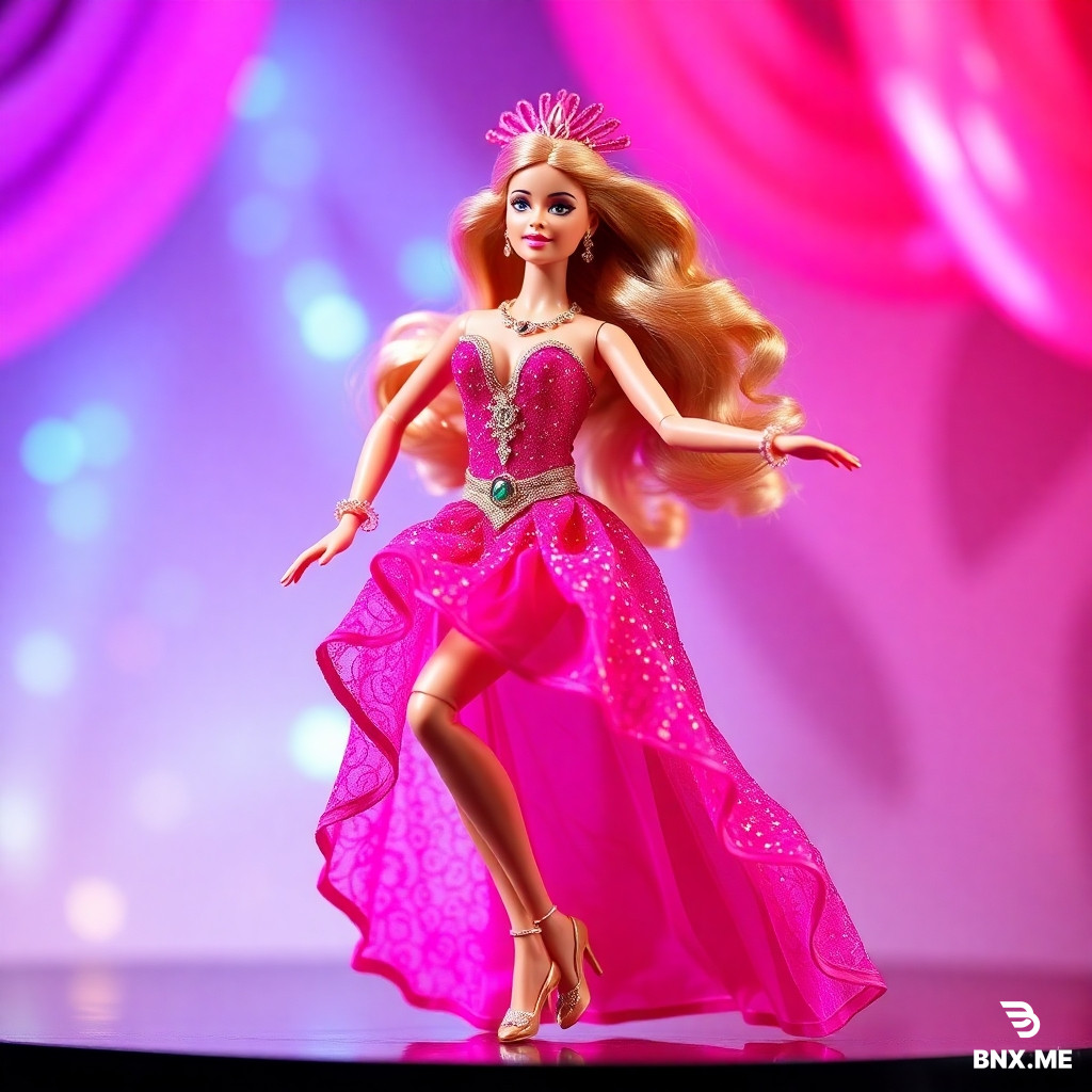 A dancing barbie