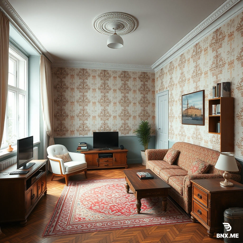 I want to generate Khrushchev-era apartment ready for 3d conversion aftwewards it means no backround
