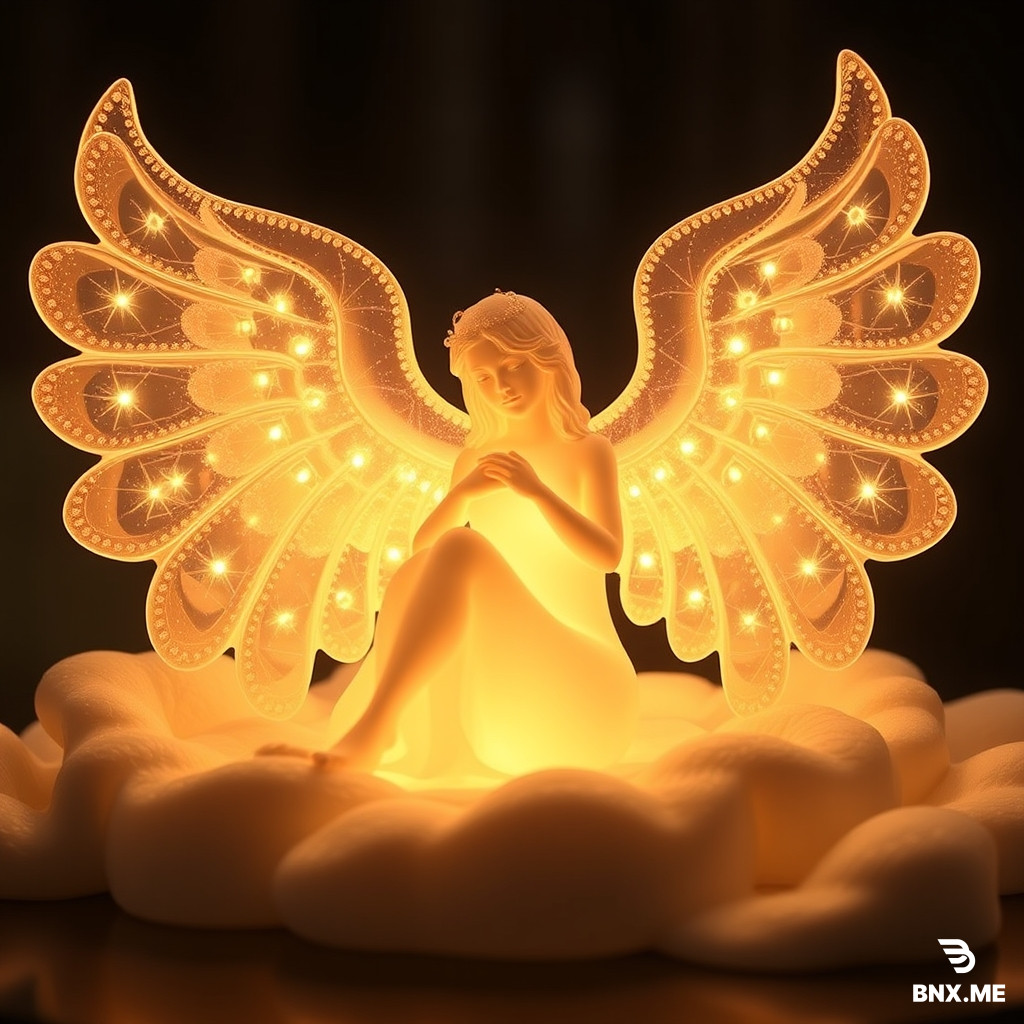 Крем для тела в форме синабона в стиле 2000 с названием бренда Angel glow