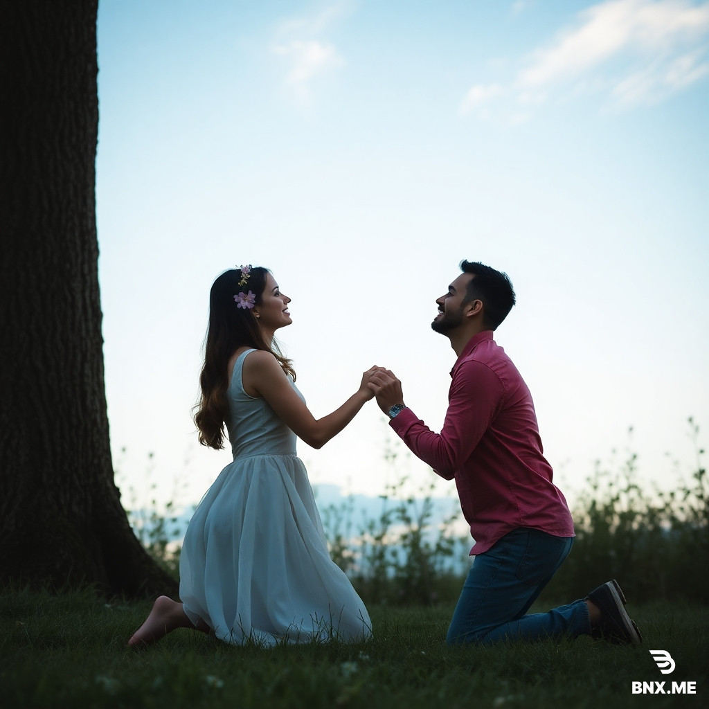 Make a girl kneel down and look up to me