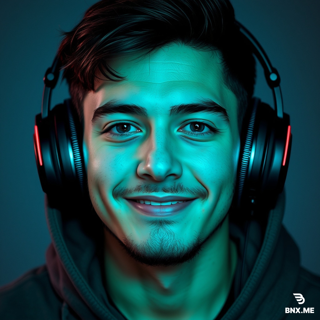 Genrate a social media profile picture for a streamer like me can i send you a pic of me try to modifie it to look like gamers
