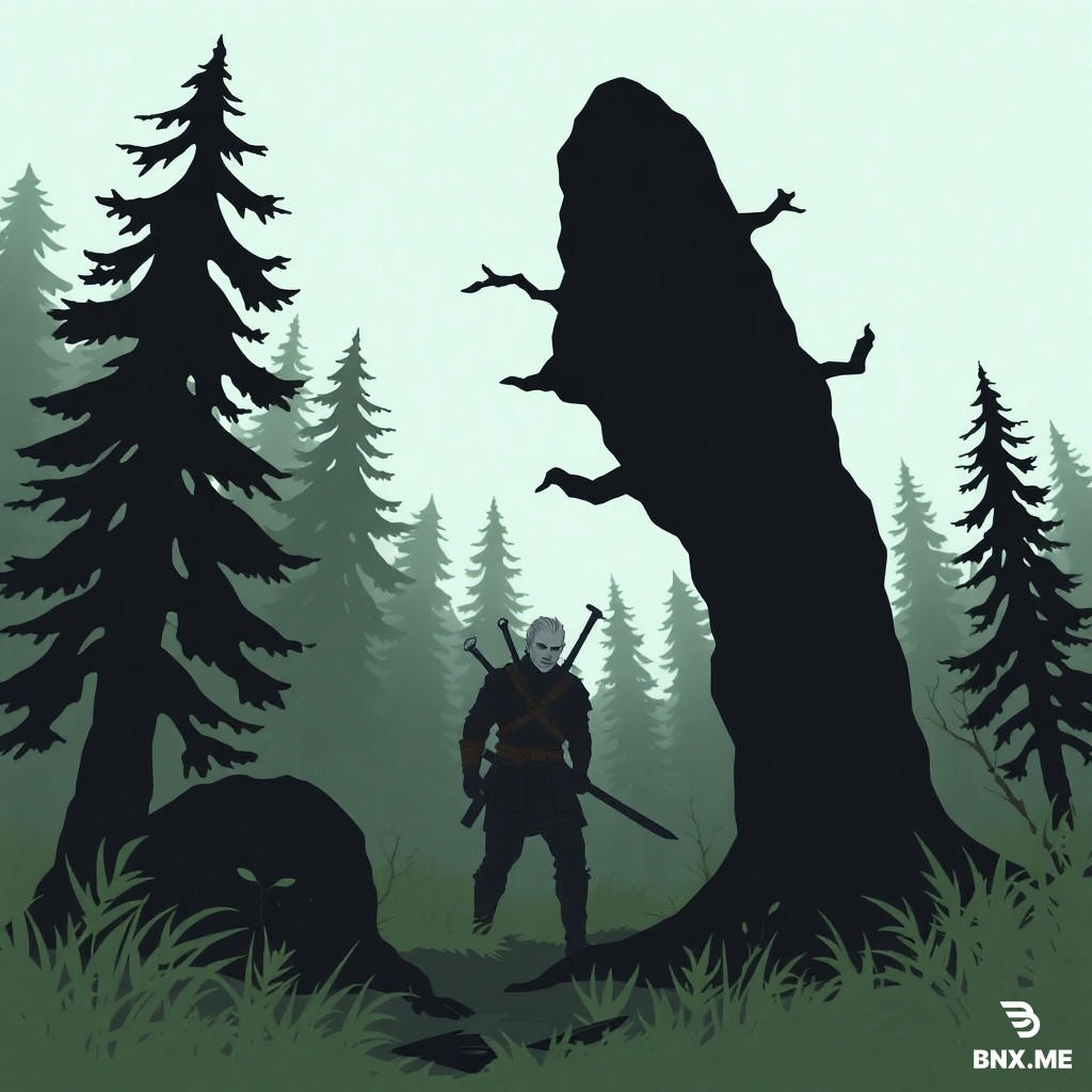 Witcher in the forest