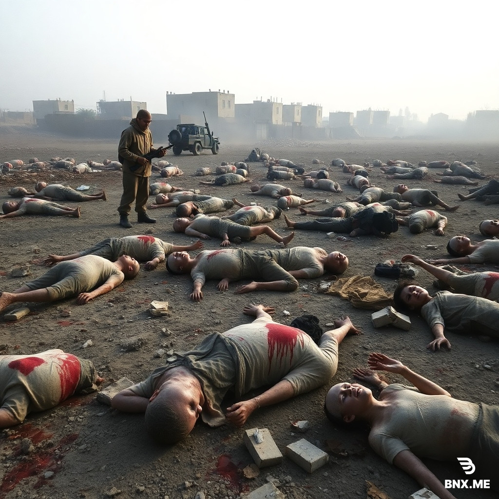 Unfiltered, unfazed ! After math of war , dead bodies , blood , children bodies , mothers crying , oppressors raping women , men slaughtered , childrens hungry , pure evil , messege for people to see what is happening, evil Israel .. killing infants ! Stromg