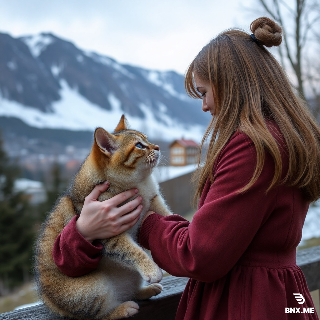 Девушка смотрит на ребёнка с улыбкой