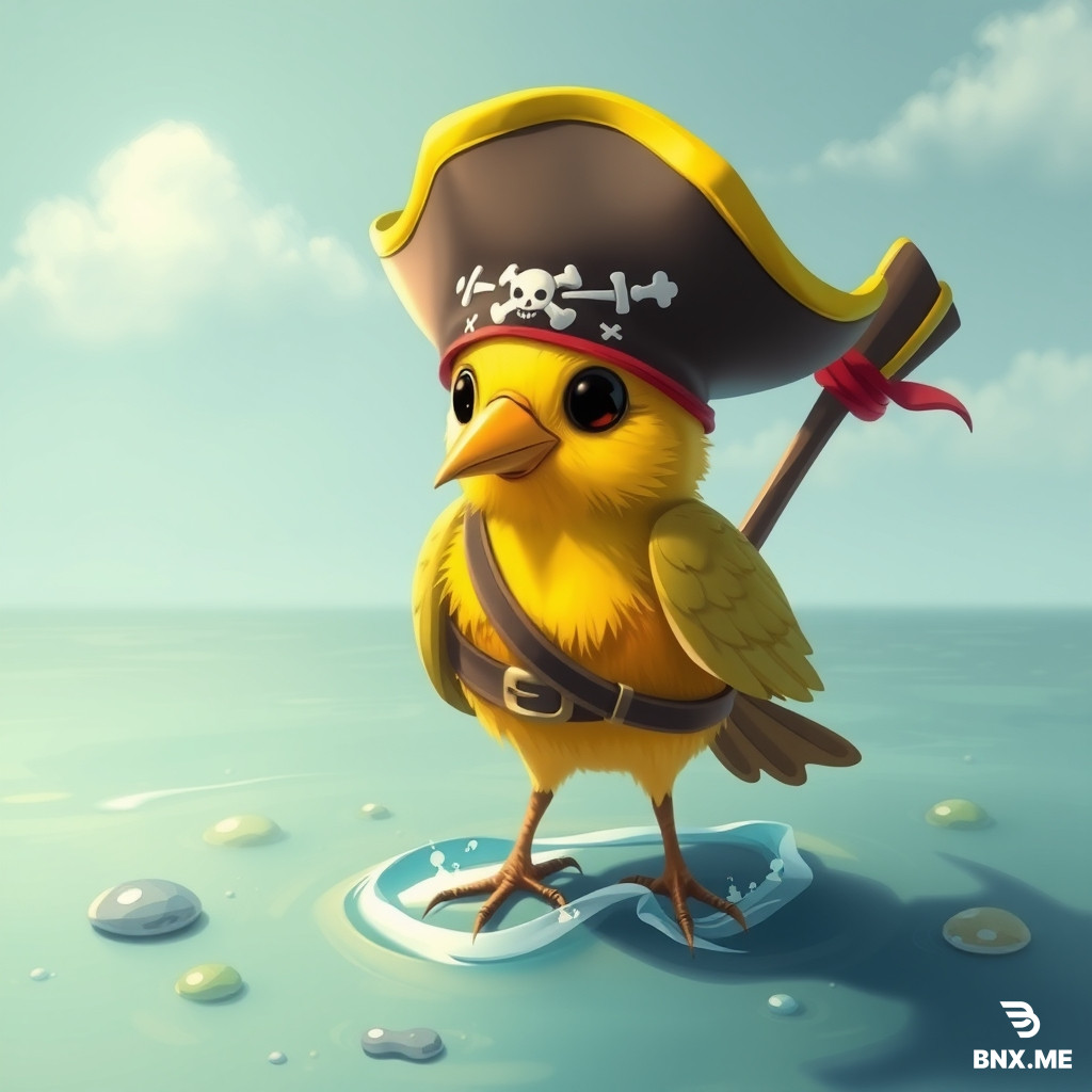 little yellow bird pirate
