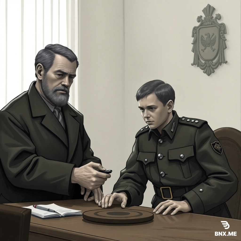 за столом появились двое магов. Это был на вид дряхлый и пожилой человек, одетый в экипировку. Другой был молодой, небольшого роста подкаченный юноша с пышной пепельной шевелюрой и в военной форме рцв. На его лице и правой кисте мерцали ярким синим цветом татуировки ледяных спиралей. Через некоторое время тату исчезли с тела молодого человек. Дело в том, что это побочный эффект всех техник магии. Обычно у опытных магов при использование техник побочка становится меньше, и тату практически не видно. Но военный использовал эту технику в первый раз, поэтому тату было видно не вооруженным глазом. Гости отряхнулись от ледяных осколков.