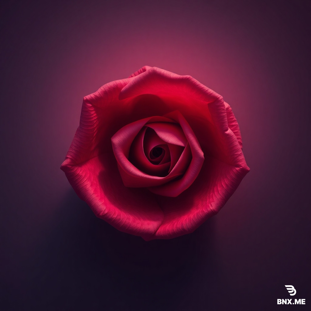 A top-down view of a single rose leaf